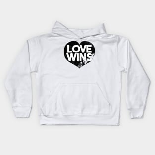 Love Wins (Distressed Variant) Kids Hoodie